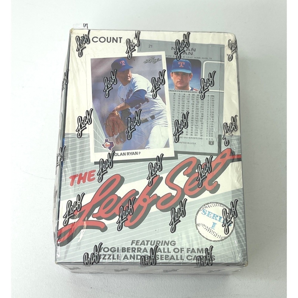1990 Leaf Series 1 Baseball Wax Box Factory Sealed Nolan Ryan 82735